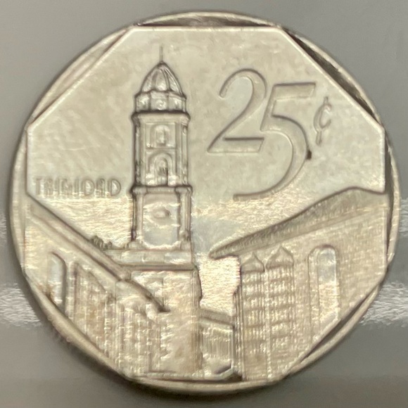 25 Centavos / Cents Republic of Cuba. - Picture 2 of 2